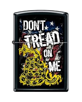 ●REBEL NATION Amazon.com: Zippo Lighter -for Don't Tread On Me USA America
